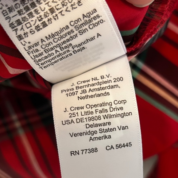 NWT J. Crew Puff-Sleeve top Good Tidings plaid XS - Picture 13 of 14
